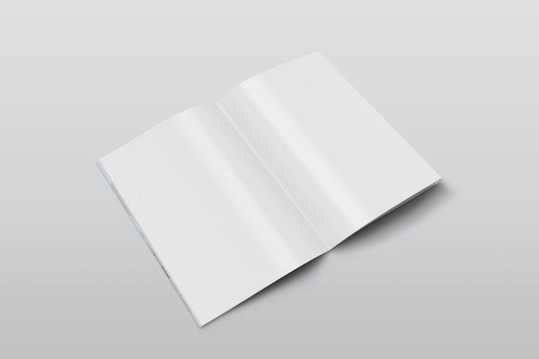 Free A4 PSD Magazine Mockup Isometric View – CreativeBooster