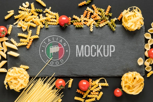 Free Italian Food Cloth Mock-Up Psd