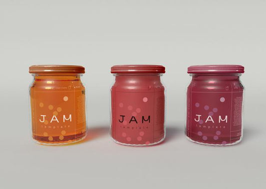 Free Jam Jar Mockups Psd