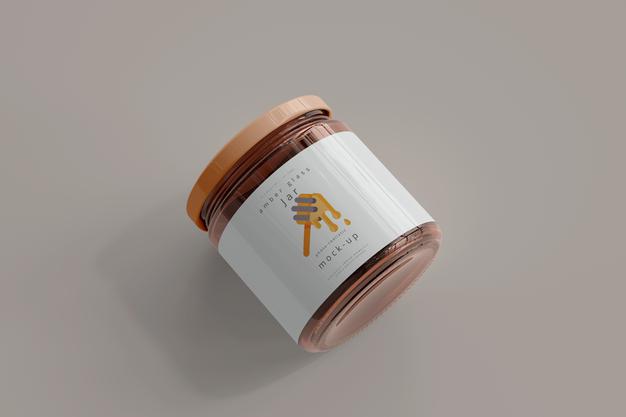 Free Jar Mockup Psd