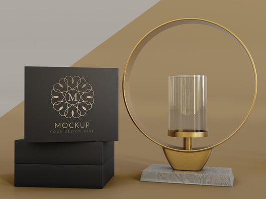 Free Jewelry Packaging Display Mock Up Psd