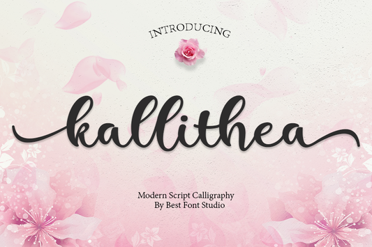 Free Kallithea Script Font