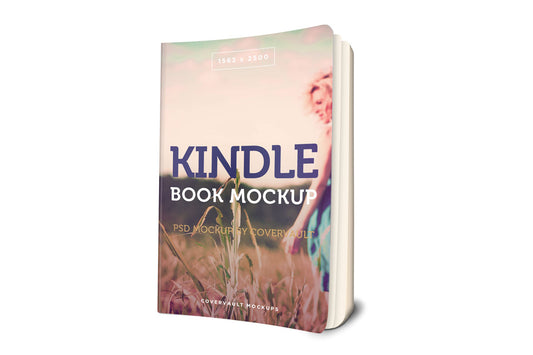 Free Kindle Paperback Book 3D Mockup