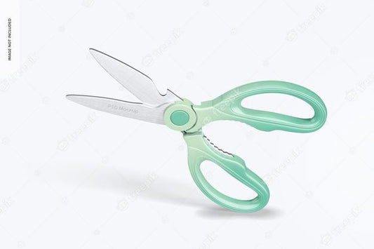 Free Kitchen Scissors Mockup, Leaned Psd