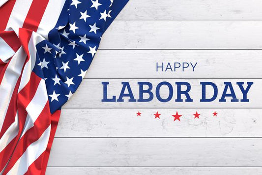 Free Labor Day Mockup With American Flag Psd