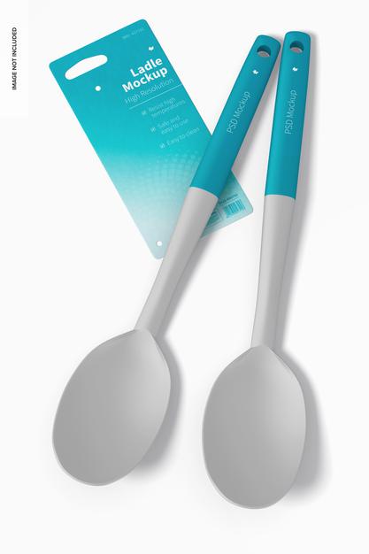 Free Ladles Mockup Psd