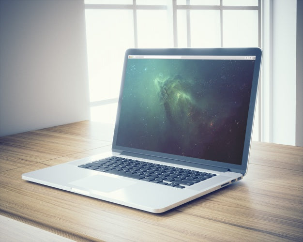 Free Laptop Mock Up Design Psd