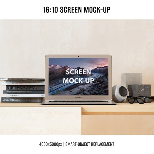 Free Laptop Mock Up Design Psd