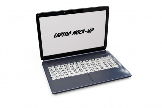 Free Laptop Mock-Up Isolated Psd