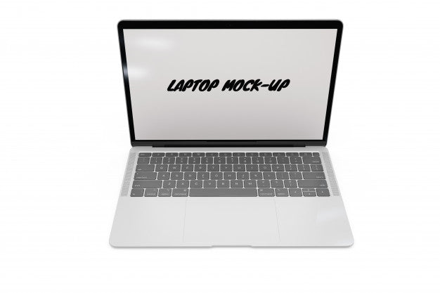 Free Laptop Mock-Up Isolated Psd