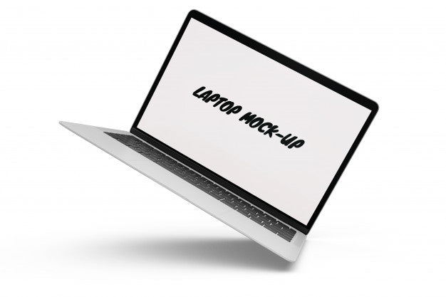 Free Laptop Mock-Up Isolated Psd