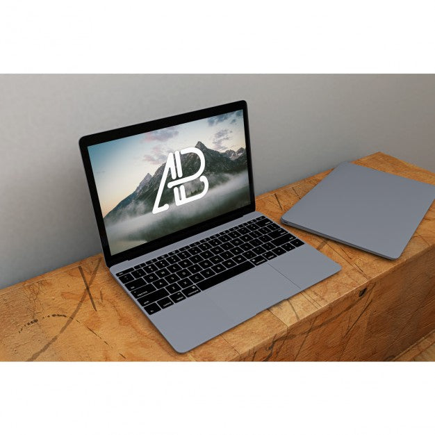 Free Laptop Mock Up Psd