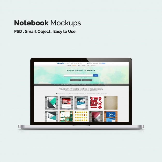 Free Laptop Mock Up Psd