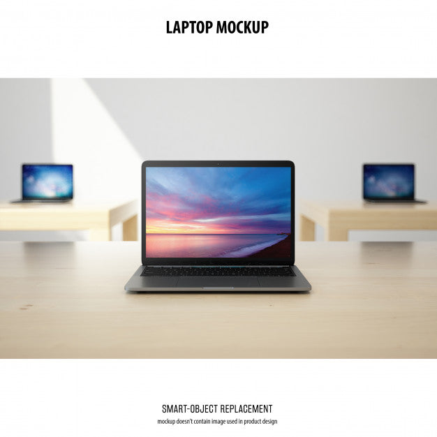 Free Laptop Mockup Psd