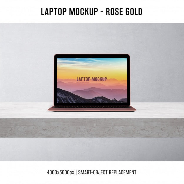 Free Laptop Screen Mockup Psd