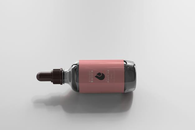 Free Large Dropper Bottle Mockup Psd