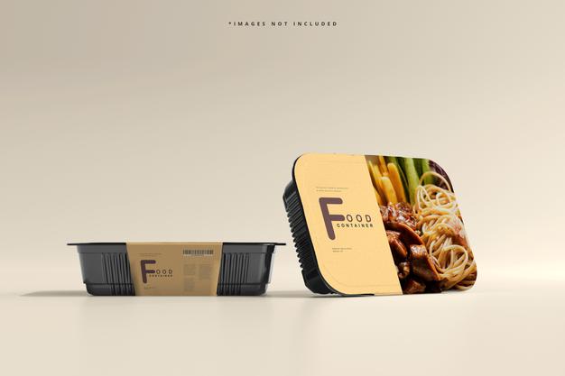 Free Large Size Food Container Mockup Psd