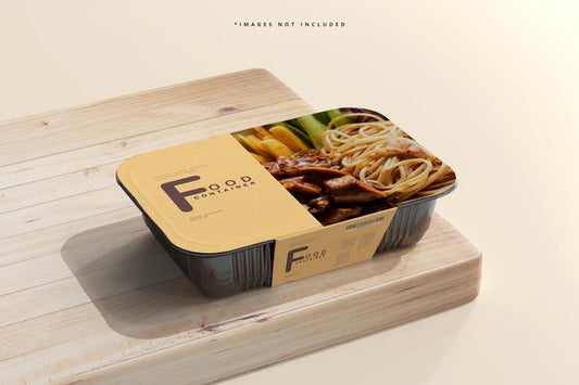 Free Large Size Food Container Mockup Psd