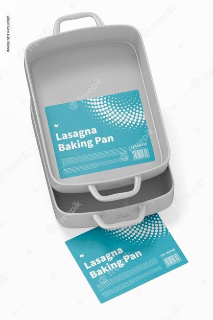 Free Lasagna Baking Pans Mockup Psd