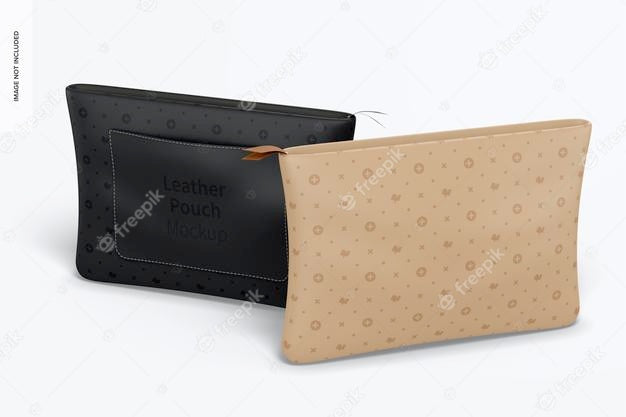Free Leather Pouch Mockup Psd
