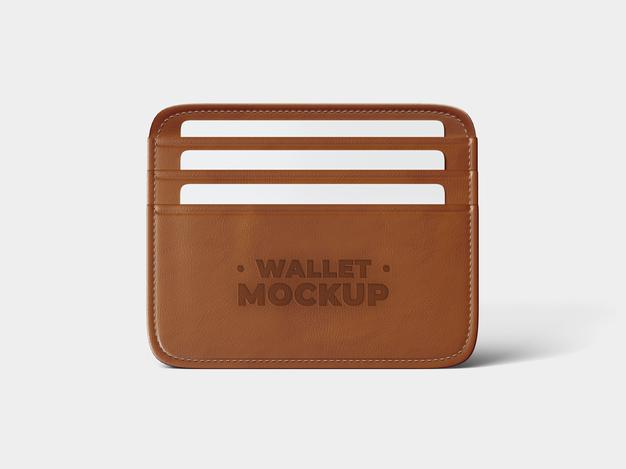 Free Leather Wallet Mockup Psd