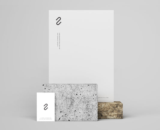 Free Letterhead And Business Card Branding Mockup