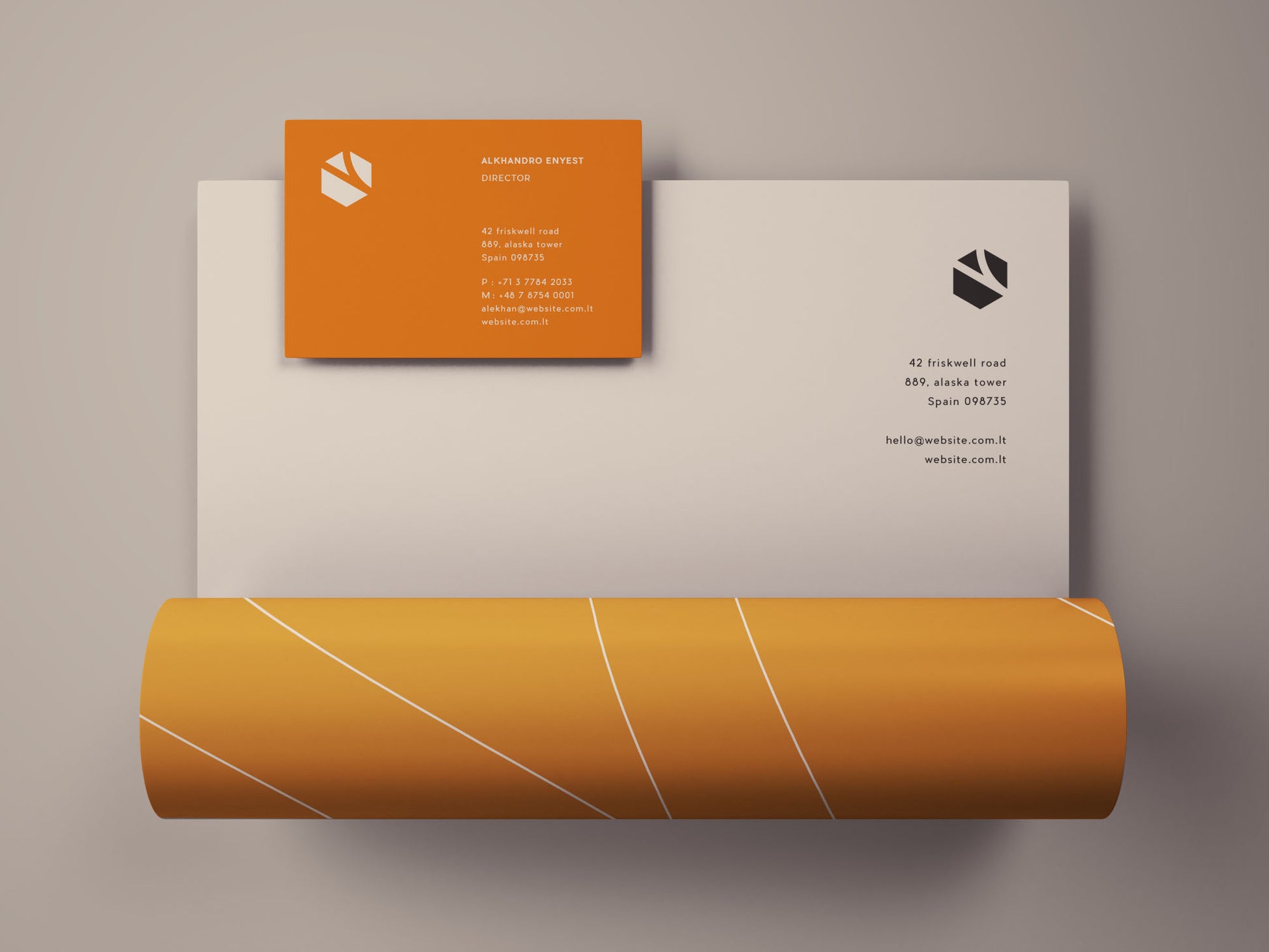 Free Letterhead And Business Card Mockup