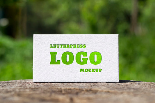 Free Letterpress Business Card Psd
