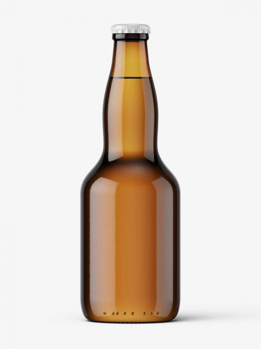 Free Light Beer Bottle Mockup