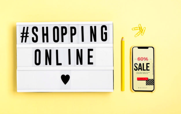 Free Light Box With Online Shoppings Psd