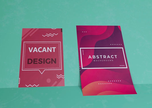 Free Liquid Effect On Brand Company Business Mock-Up Paper Psd