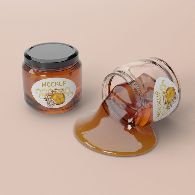 Free Liquid Honey Product Psd