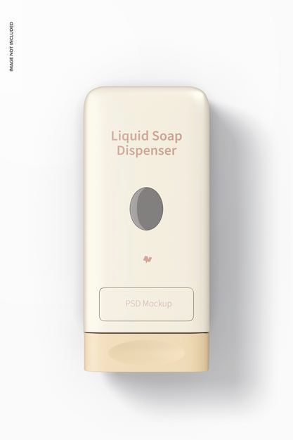 Free Liquid Soap Dispenser Mockup Psd