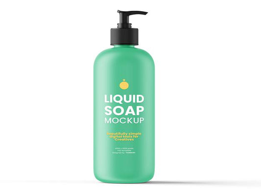 Free Liquid Soap Mockup Template Psd