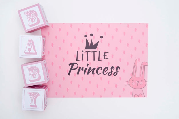Free Little Princess Baby Shower Decorations Psd