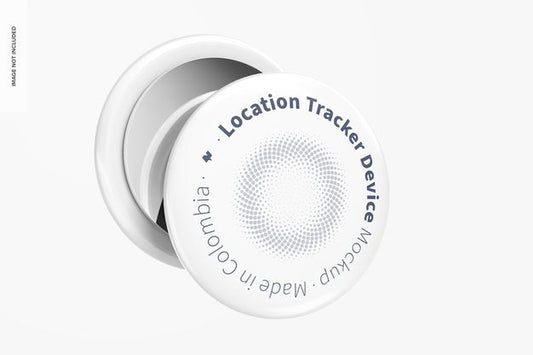 Free Location Tracker Device, Back And Front View Psd
