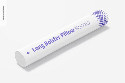 Free Long Bolster Pillow Mockup Psd
