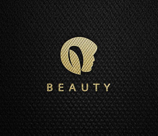 Free Luxury Beauty Logo Mockup Paper Template Psd
