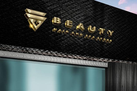 Free Luxury Beauty Logo Mockup Psd