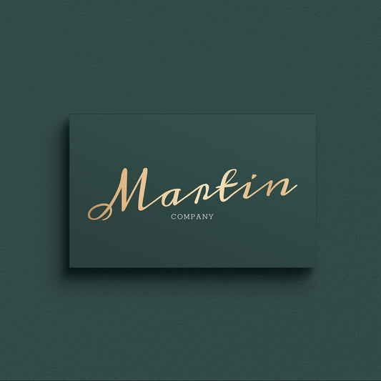 Free Luxury Business Card Mockup Psd In Green Tone