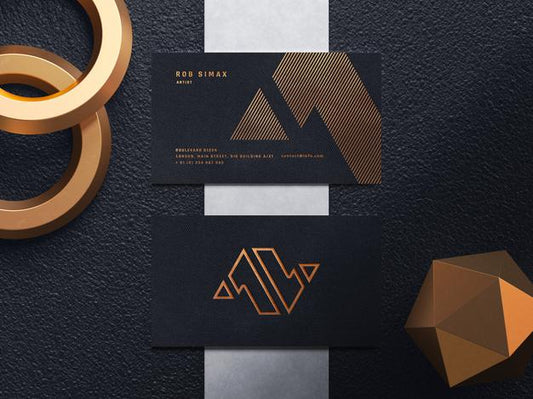 Free Luxury Business Card Mockup Template Psd