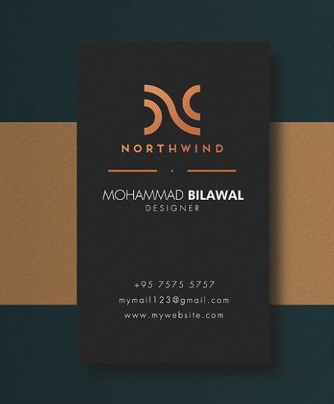 Free Luxury Business Card Mockup Template
