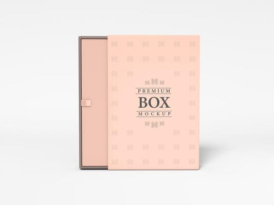 Free Luxury Gift Box Branding Mockup Psd