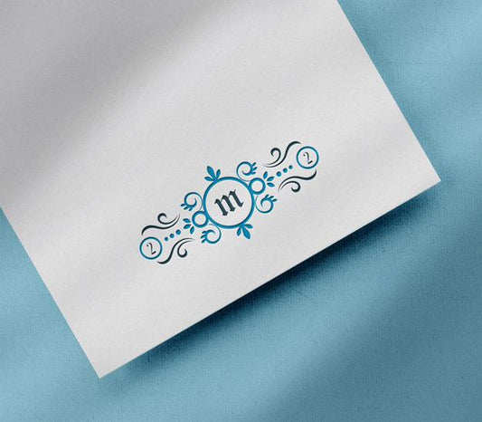 Free Luxury Letterpress Logo Mockup On White Paper Psd