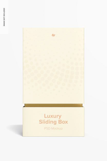 Free Luxury Sliding Box Mockup Psd