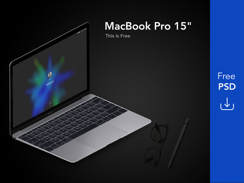 Free Macbook and ipad mockup Set