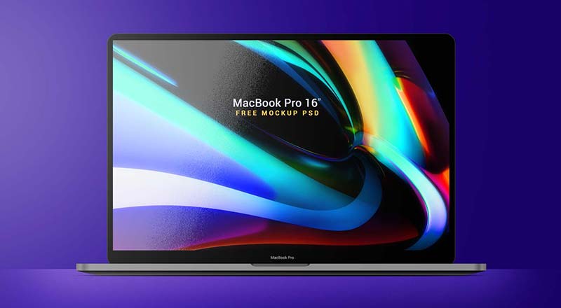 Free Macbook Pro 16 Inch Mockup Psd & Ai – CreativeBooster