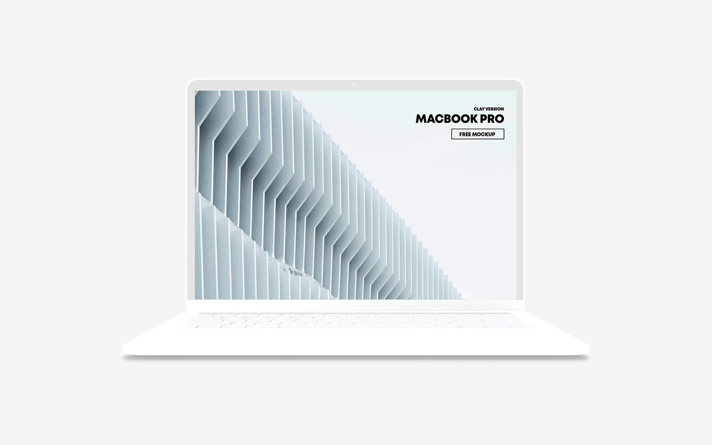 Free Macbook Pro Clay Mockup