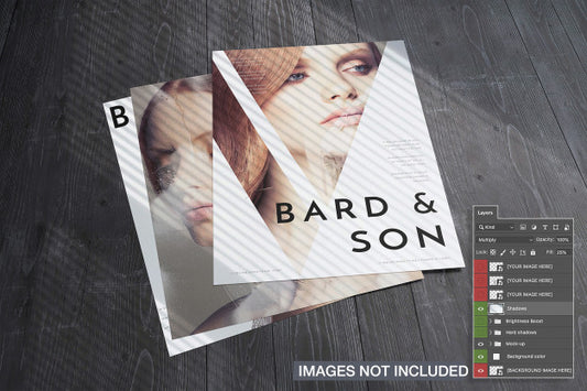 Free Magazine Covers Mock-Up Psd