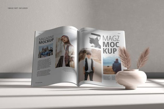 Free Magazine Mockup And Catalog Mockup Cover Page Premium Psd Psd